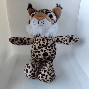 4/$50⭐️Kinder Surprise Spotted Leopard Lynx Plush Cat Stuffed Animal Toy